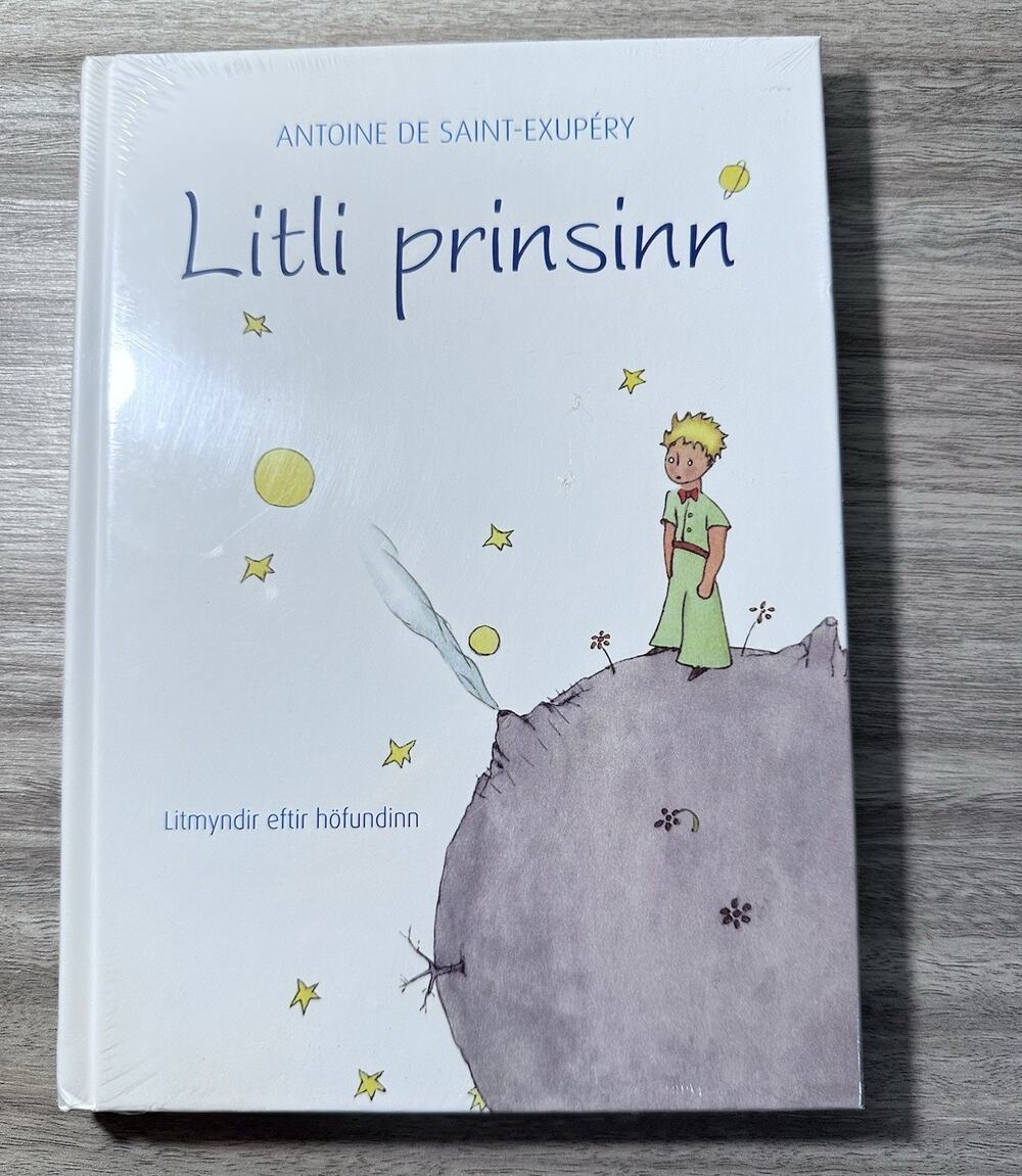 LITLI PRINSINN THE LITTLE PRINCE ICELANDIC Hardcover Book Antoine De Saint New
